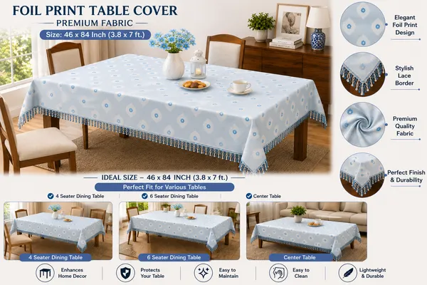 Foil_Print_Table_Cover_46x84_Inch_(3.8_x_7_ft.)_–_Premium_Dining_Table_Cover_with_Border_Lace_|_Cream_&_Off-White_|_Gold_Foil_Print_|_1_Pc_|_Fits_4_&_6_Seater