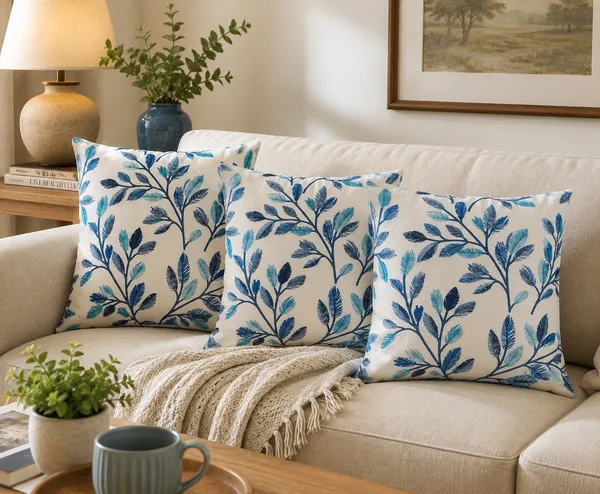 3_pcs._Blue_Heavy_Knitting_Print_Cushion_Covers,_Reversible_Design_With_Zip_Closure,_Decorative_Throw_Pillow_Covers_For_Sofa,_Bed_&_Living_Room