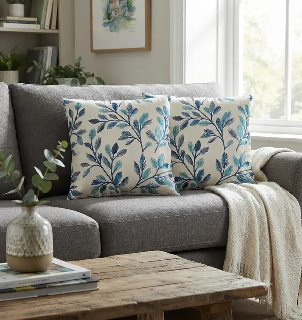 3_pcs._Blue_Heavy_Knitting_Print_Cushion_Covers,_Reversible_Design_With_Zip_Closure,_Decorative_Throw_Pillow_Covers_For_Sofa,_Bed_&_Living_Room