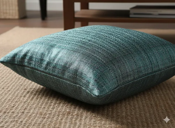 Pack_of_2_Heavy_Knitted_Cushion_Cover_(24x24_Inch)_|_Teal_Blue_Textured_Weave_|_Reversible_Design_with_Hidden_Zipper_|_Premium_Sofa_&_Bed_Pillow_Covers