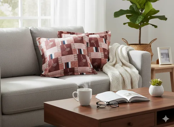 Pack_of_2_Cotton_Pillow_Cover_Set_(16x24_Inch)_with_Pillow_|_Premium_Printed_Cotton_Takiya_Covers_|_Geometric_Floral_Block_Print_in_Rust_Brown_&_Beige_|_Soft,_Breathable_Pillow_Covers_for_Bed,_Sofa_&_Diwan