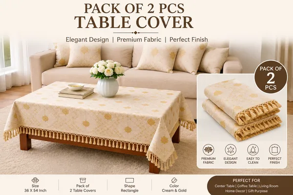 Pack_of_2_Foil_Print_Table_Cover_46x60_Inch_|_Premium_Fabric_Dining_Table_Cover_with_Elegant_Border_Lace_|_Cream_&_Off-White_Table_Cover_with_Gold_Foil_Print_|_Decorative_Tablecloth_for_4_&_6_Seater_Dining_Table