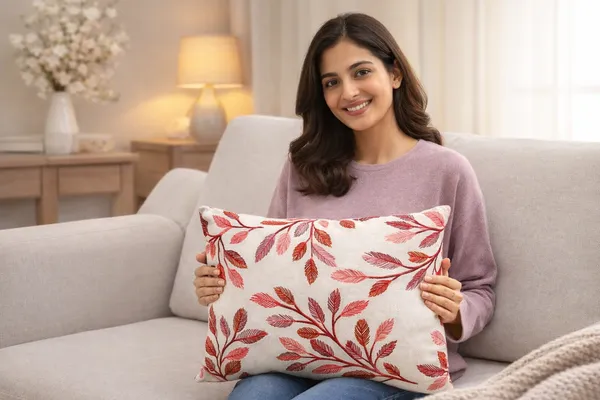 Pack_of_2_Heavy_Knitted_Pillow_Covers_(12_x_20_Inch)_|_Wine_Leaf_Textured_Print_|_Premium_Decorative_Cushion_Covers_for_Bed,_Sofa_&_Diwan