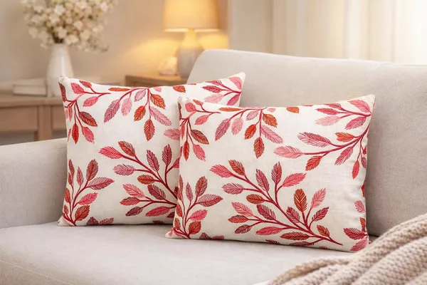 Pack_of_2_Heavy_Knitted_Pillow_Covers_(12_x_20_Inch)_|_Wine_Leaf_Textured_Print_|_Premium_Decorative_Cushion_Covers_for_Bed,_Sofa_&_Diwan