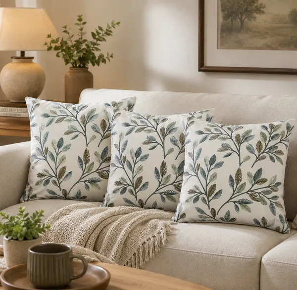 Pack_of_3_Green_3D_Floral_Heavy_Knitting_Print_Cushion_Covers_(20x20_Inch)_|_Reversible_Decorative_Pillow_Covers_with_Hidden_Zip_Closure_for_Sofa,_Bed,_Living_Room,_Office_&_Home_Decor