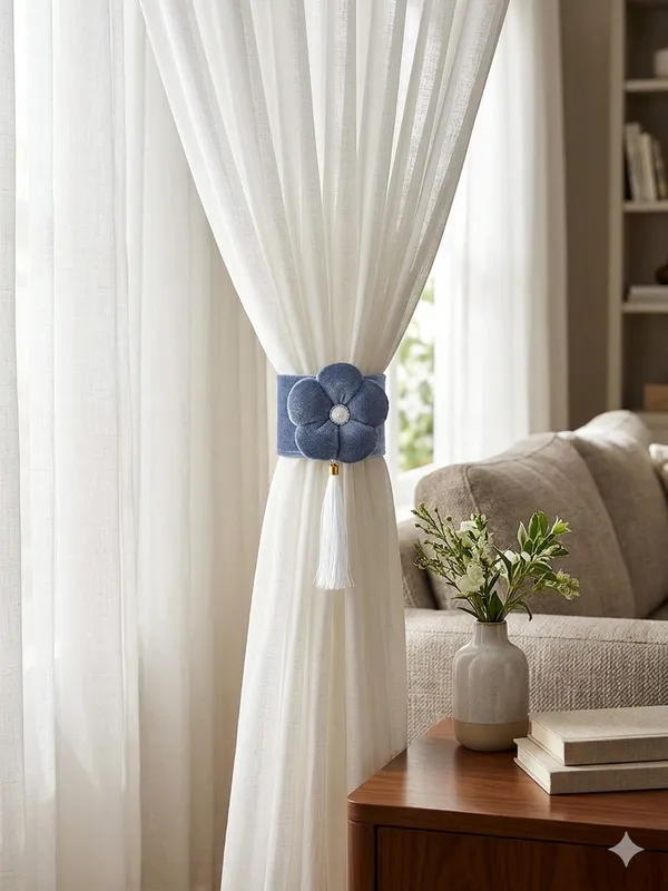 Premium_Blue_Floral_Curtain_Tieback_with_Tassel_|_Decorative_Fabric_Flower_Curtain_Holdback_with_Velcro_Backside_|_Elegant_Tie_Back_for_Sheer_&_Drapes_(Pack_of_2)
