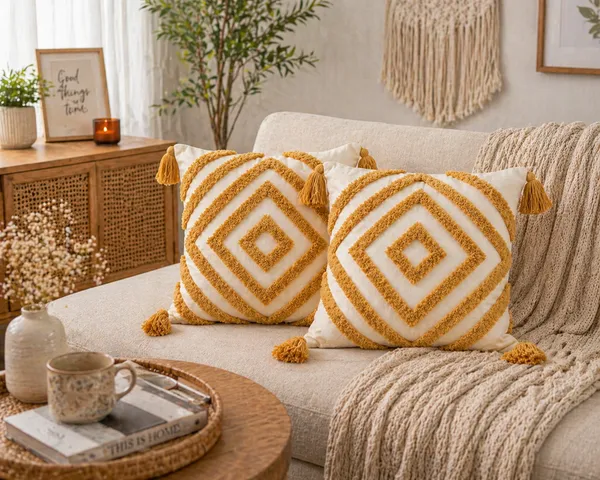Premium_Boho_Tufted_Cushion_Covers_Set_of_2_|_100%_Cotton_230_TC_|_White_&_Mustard_Geometric_Diamond_Design_with_Tassels_|_Soft_Decorative_Throw_Pillow_Covers_for_Living_Room_&_Bedroom_(16_x_16_inch)