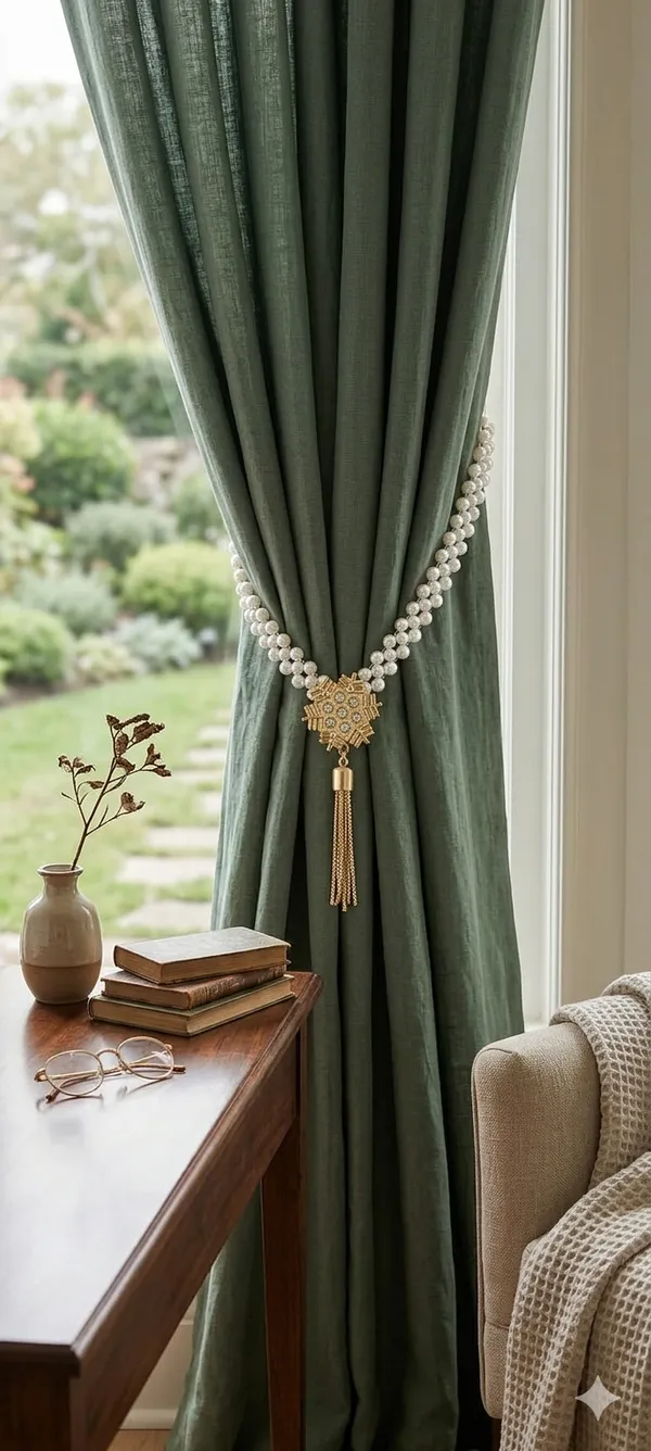 Premium_Burgundy_Pearl_Curtain_Tieback_with_Gold_Floral_Tassel_|_Elegant_Decorative_Curtain_Holdback_with_Back_Hook_|_Luxury_Tie_Back_for_Heavy_Drapes_&_Curtains_(Pack_of_2)