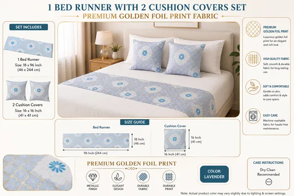 Premium_Golden_Foil_Print_Bed_Runner_with_2_Cushion_Covers_|_3-Piece_Bed_Runner_Set_|_18_x_96_Inch_Bed_Runner_&_16_x_16_Inch_Cushion_Covers