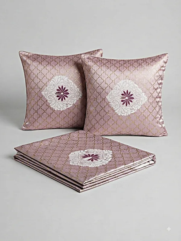 Premium_Golden_Foil_Print_Bed_Runner_with_2_Cushion_Covers_|_3-Piece_Bed_Runner_Set_|_18_x_96_Inch_Bed_Runner_&_16_x_16_Inch_Cushion_Covers
