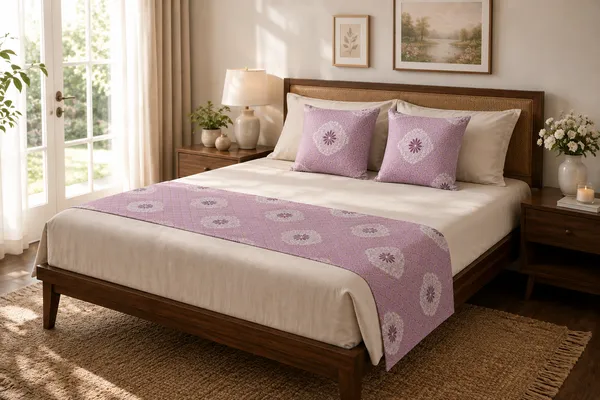 Premium_Golden_Foil_Print_Bed_Runner_with_2_Cushion_Covers_|_3-Piece_Bed_Runner_Set_|_18_x_96_Inch_Bed_Runner_&_16_x_16_Inch_Cushion_Covers