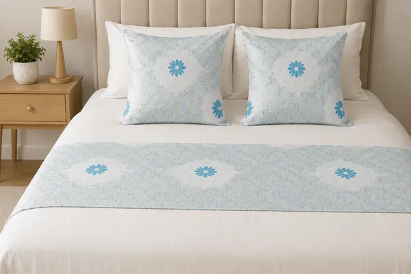 Premium_Golden_Foil_Print_Bed_Runner_with_2_Cushion_Covers_|_3-Piece_Bed_Runner_Set_|_18_x_96_Inch_Bed_Runner_&_16_x_16_Inch_Cushion_Covers