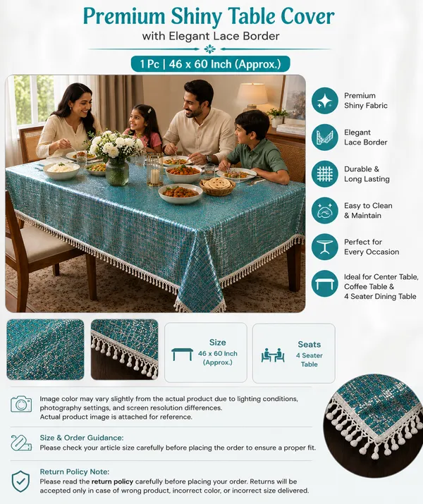 Premium_Heavy_Knitting_Digital_Print_Teal__Textured_Table_Cover_(46x60_Inch)_–_4_Seater_Dining,_Coffee_&_Center_Table_Cloth_with_Elegant_Cream_Border_Lace