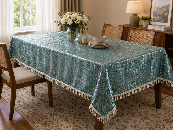 Premium_Heavy_Knitting_Digital_Print_Teal__Textured_Table_Cover_(46x60_Inch)_–_4_Seater_Dining,_Coffee_&_Center_Table_Cloth_with_Elegant_Cream_Border_Lace