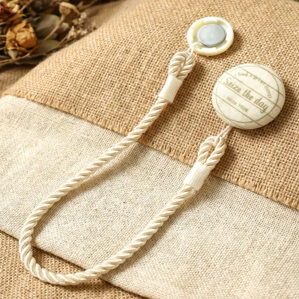 Premium_Magnetic_Curtain_Tieback_–_Twisted_Rope_with_Beige_Printed_Button_|_Strong_Holdback_Clip_for_Drapes_&_Curtains_|_Elegant_Home_Décor_Accessory_(Pack_of_2)-Multicolor
