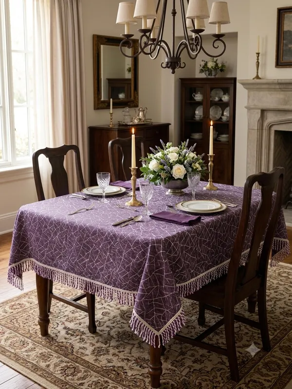 Purple_Geometric_Heavy_Knitting_Premium_Fabric_Table_Cover_46x60_Inch_|_Decorative_Washable_Table_Cover_for_Center,_Coffee_&_Small_Dining_Tables