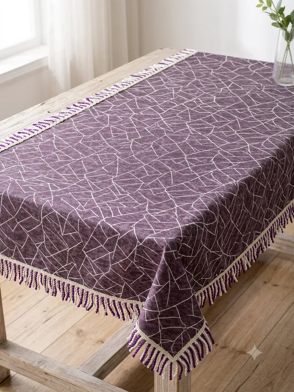 Purple_Geometric_Heavy_Knitting_Premium_Fabric_Table_Cover_46x60_Inch_|_Decorative_Washable_Table_Cover_for_Center,_Coffee_&_Small_Dining_Tables