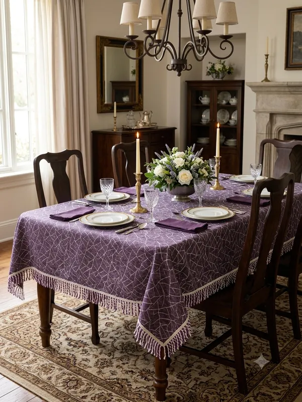 Purple_Geometric_Heavy_Knitting_Premium_Fabric_Table_Cover_46x60_Inch_|_Decorative_Washable_Table_Cover_for_Center,_Coffee_&_Small_Dining_Tables
