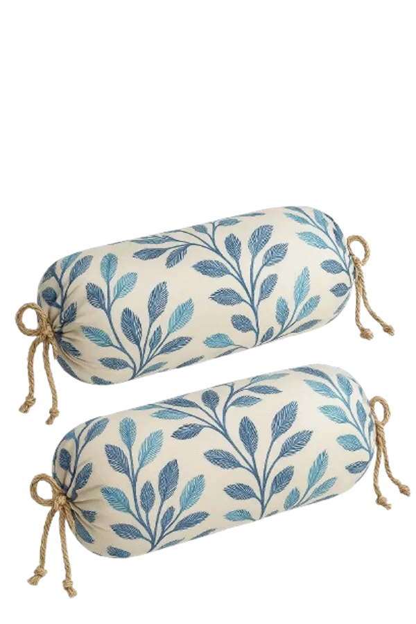 Pack_of_2_Heavy_Knitting_Bolster_Cover_|_80_x_40_cm_|_Blue_Leaf_Print_Masand_Pillow_Covers_|_Premium_Bolster_Cushion_Covers_for_Diwan,_Sofa_&_Bed