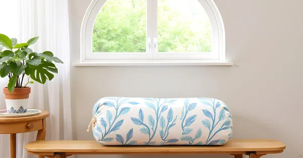 Pack_of_2_Heavy_Knitting_Bolster_Cover_|_80_x_40_cm_|_Blue_Leaf_Print_Masand_Pillow_Covers_|_Premium_Bolster_Cushion_Covers_for_Diwan,_Sofa_&_Bed