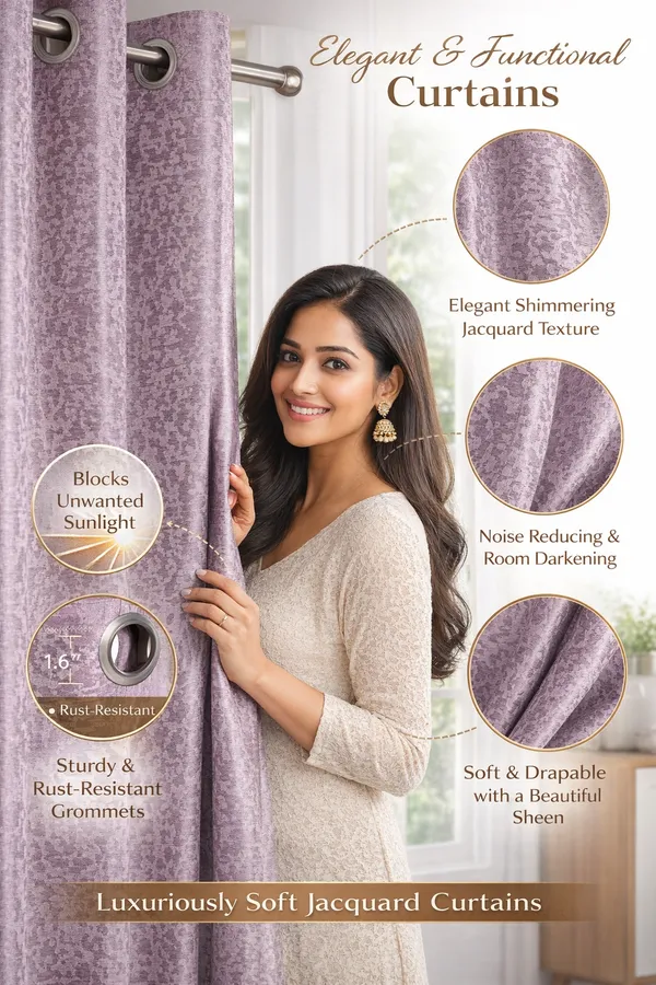 Heavy_Knitting_Digital_Print_Door_Curtain_Set_(2_Pieces)_|_Blush_Pink_Textured_Design_|_4_x_7_Feet