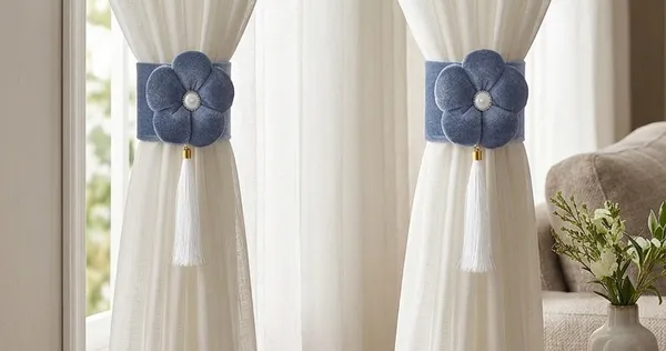 Premium_Blue_Floral_Curtain_Tieback_with_Tassel_|_Decorative_Fabric_Flower_Curtain_Holdback_with_tying_Backside_|_Elegant_Tie_Back_for_Sheer_&_Drapes_(Pack_of_2)