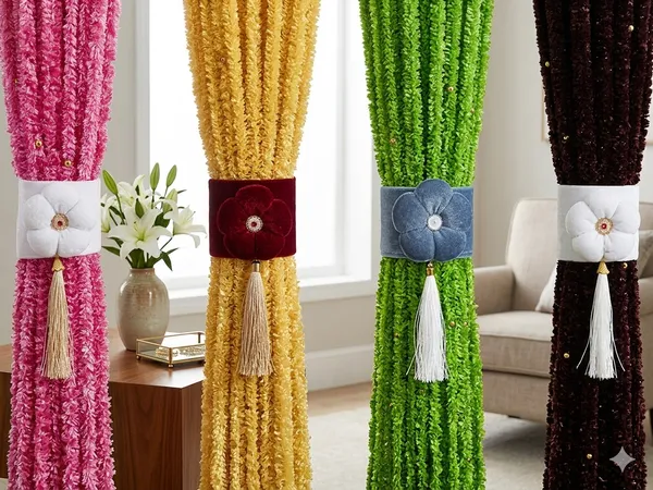 Premium_Blue_Floral_Curtain_Tieback_with_Tassel_|_Decorative_Fabric_Flower_Curtain_Holdback_with_tying_Backside_|_Elegant_Tie_Back_for_Sheer_&_Drapes_(Pack_of_2)