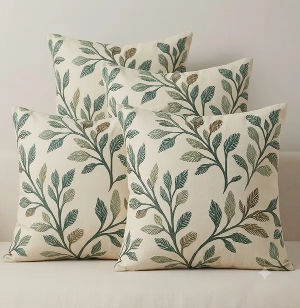 Pack_Of_2_Green_Beautiful_Heavy_Printed_Knitting_Floral_3D_Design_And_Multicolored_Cushion_Covers_With_A_Zip_Closure