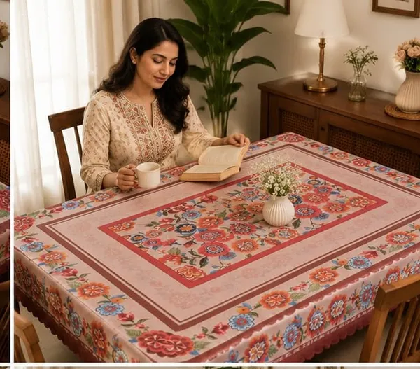 Flower_Printed_Fabric_Table_Cover_36x54_Inch_|_Luxurious_Transparent_Tablecloth_for_Center_Table,_Coffee_Table_|_Elegant_Floral_Design_Home_Décor