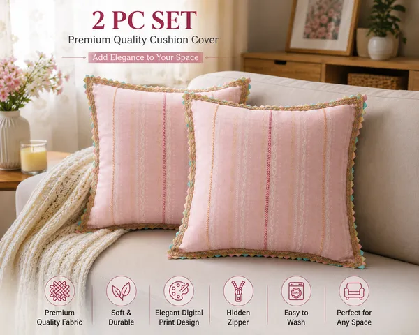 Handmade_Soft_Premium_Cotton_Fabric_Light_Peach_Cream_Cushion_Cover_with_Multicolor_Border_Lace_|_16_x_16_Inch_|_Hidden_Zipper_|_Decorative_Sofa_&_Bed_Pillow_Cover_|_Set_of_2_|_Vintage_House