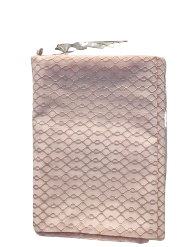 Net_Table_Runner_1_Pc_(72_x_13_Inch)_|_Premium_Mesh_Fabric_with_Back_Lining_|_Blush_Pink_Geometric_Diamond_Design_Table_Runner_for_4_&_6_Seater_Dining_Table