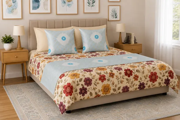 Premium_Golden_Foil_Print_Bed_Runner_with_2_Cushion_Covers_|_3-Piece_Bed_Runner_Set_|_18_x_96_Inch_Bed_Runner_&_16_x_16_Inch_Cushion_Covers
