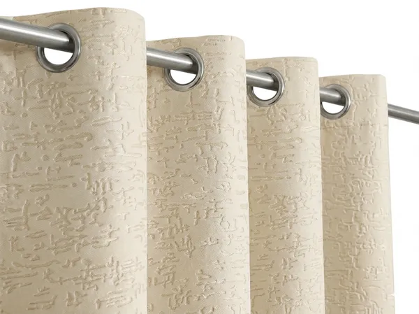 Blackout_Door_Curtain_7_Feet_Long_|_100%_Room_Darkening_Embossed_Texture_Curtain_|_Premium_Cream_|_84_x_54_Inch_|_Eyelet_Curtain_for_Living_Room_&_Bedroom_(Set_of_1)