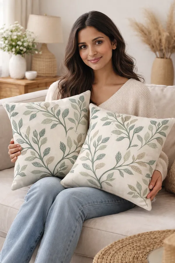 Pack_Of_3_Green_Cushion_Covers_|_Stylish_&_Trending_Decorative_Pillow_Covers_|_Hidden_Zip_Closure_|_Premium_Fabric_For_Sofa,_Bedroom_&_Living_Room