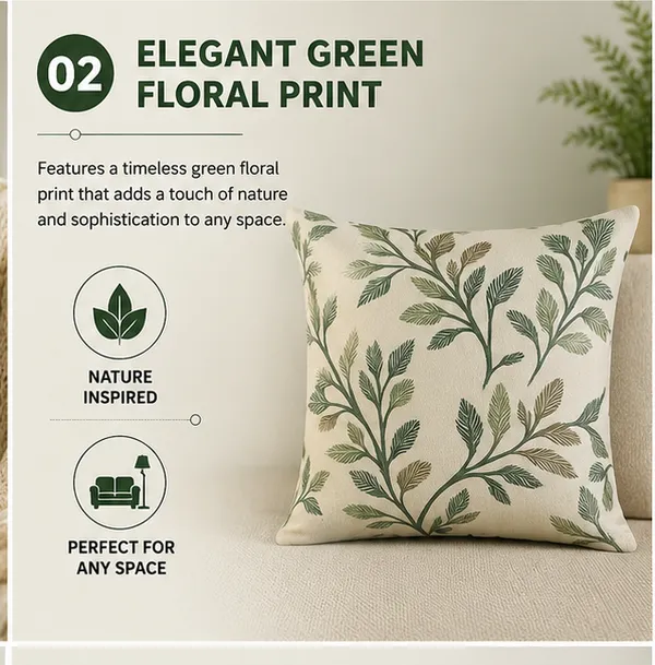 Green_Heavy_Knitting_Leaf_Print_Cushion_Covers_|_Decorative_Pillow_Covers_For_Sofa_&_Bed_|_Latest_Trending_Reversible_With_Hidden_Zip_|_Soft_Durable_Fabric_For_Home_Decor