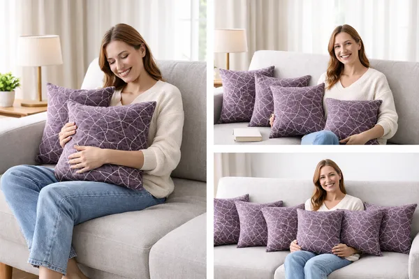 Premium_Purple_Geometric_Cushion_Covers_22x22_Inch_(Set_of_3)_|_Reversible_Heavy_Knitted_Print_|_Hidden_Zip_Closure_|_Decorative_Throw_Pillow_Covers
