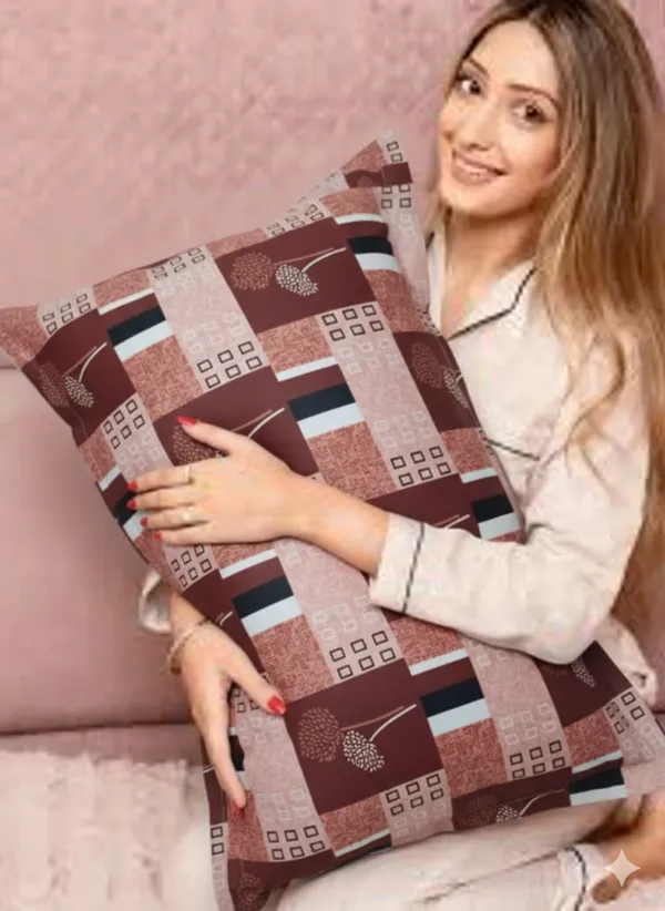 Pack_of_2_Cotton_Pillow_Cover_|_16_x_24_Inch_|_Geometric_Floral_Block_Print_in_Rust_Brown_&_Beige_|_Soft_Printed_Pillow_Covers_for_Bed,_Sofa_&_Diwan