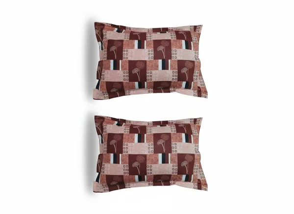 Pack_of_2_Cotton_Pillow_Cover_|_16_x_24_Inch_|_Geometric_Floral_Block_Print_in_Rust_Brown_&_Beige_|_Soft_Printed_Pillow_Covers_for_Bed,_Sofa_&_Diwan