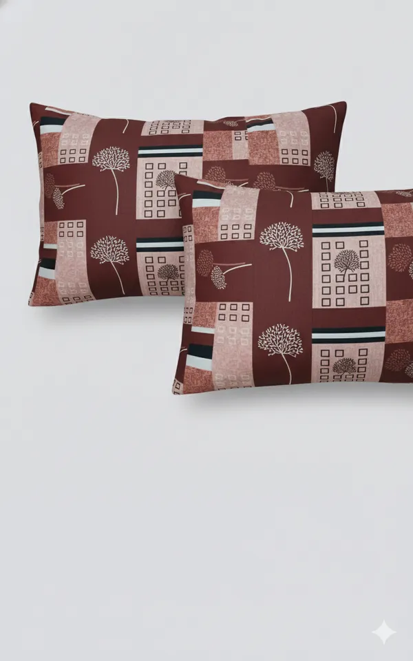 Pack_of_2_Cotton_Pillow_Cover_|_16_x_24_Inch_|_Geometric_Floral_Block_Print_in_Rust_Brown_&_Beige_|_Soft_Printed_Pillow_Covers_for_Bed,_Sofa_&_Diwan