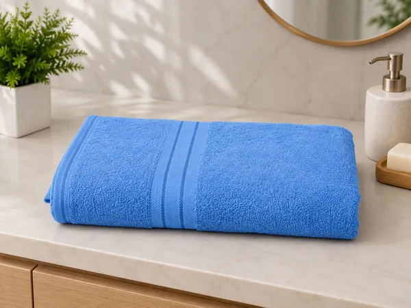 Premium_Cotton_Bath_Towel_(Pack_of_1)_|_Blue_Solid_Design_with_Textured_Border_|_27x58_Inch_Large_Size_|_Ultra_Soft_&_Highly_Absorbent_Towel_for_Men_&_Women_|_Ideal_for_Home,_Salon_&_Hotel_Use