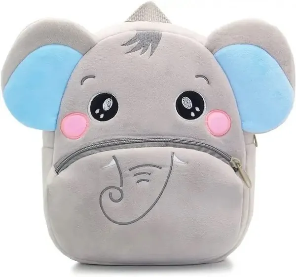Grey_&_Blue_Premium_Quality_Fabric_Backpack_For_Boys_&_Girls