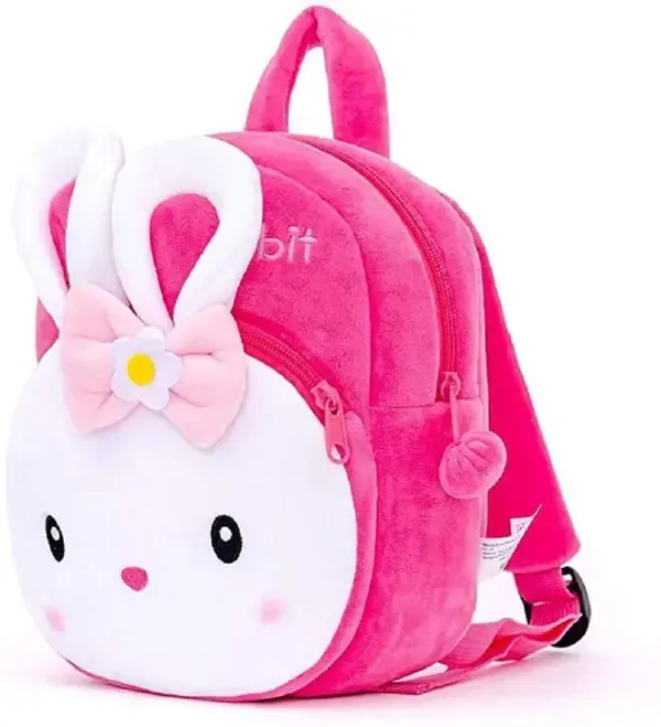 Pink_Premium_Quality_Fabric_Backpack_For_Boys_&_Girls