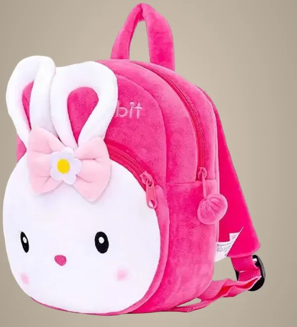 Pink_Premium_Quality_Fabric_Backpack_For_Boys_&_Girls