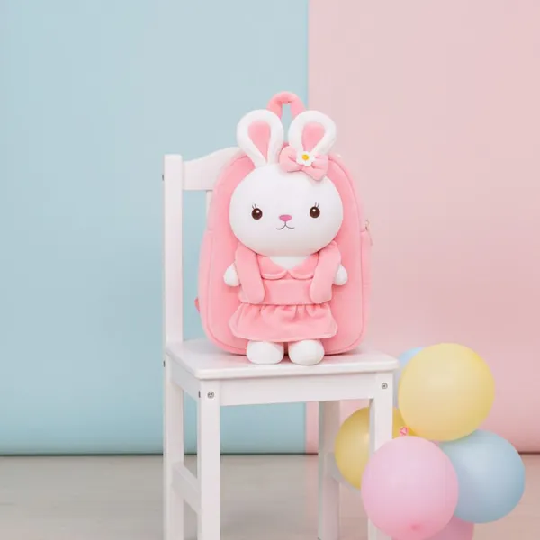 Pink_Premium_Quality_Fabric_Backpack_For_Boys_&_Girls
