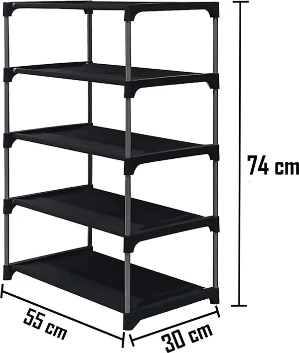 Grey_Premium_Quality_Plastic_Shoe_Stand_For_Home_&_Office