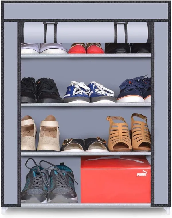 Grey_Premium_Quality_Plastic_Shoe_Stand_For_Home_&_Office