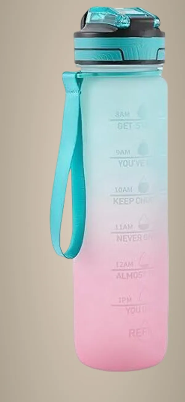Pink_Tritan_Water_Bottle_With_Motivational_Time_Marker