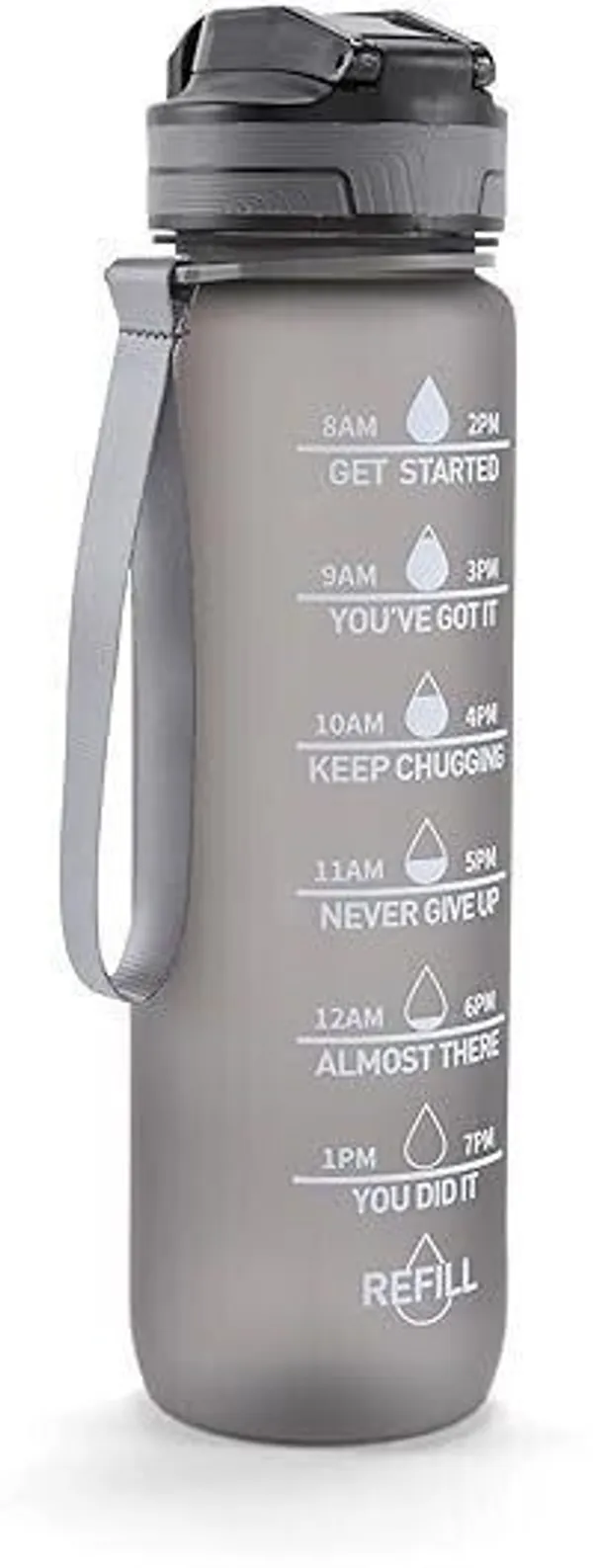Grey_Tritan_Water_Bottle_With_Motivational_Time_Marker