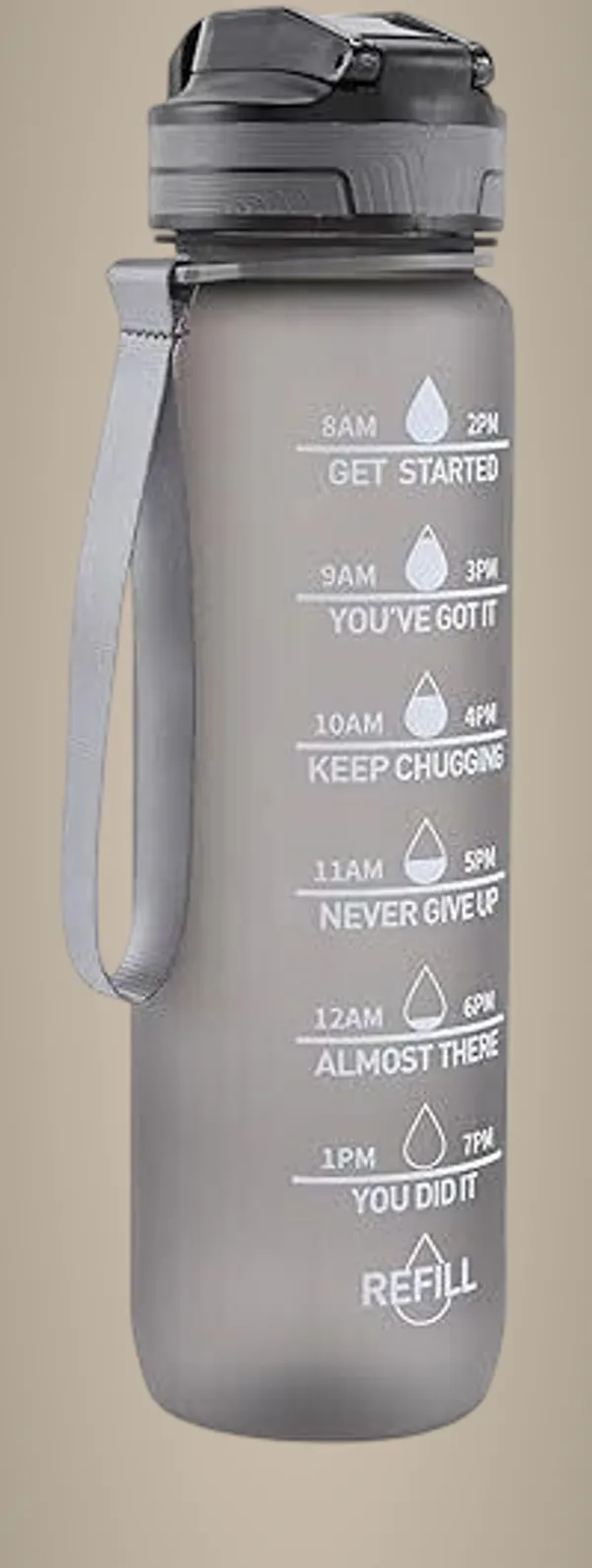 Grey_Tritan_Water_Bottle_With_Motivational_Time_Marker