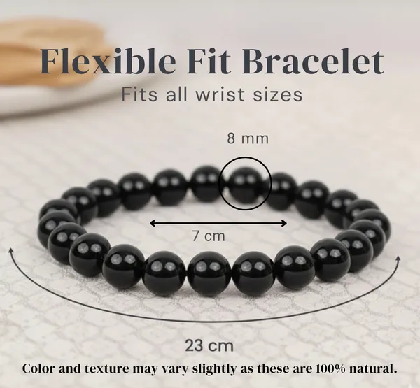 Negative_Energy_Protection_Bracelet_(Black_Tourmaline)